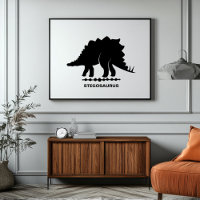 Silhouette de Stégosaure Dinosaure