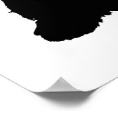 Poster Silhouette de Terrier Écossais (Coin)