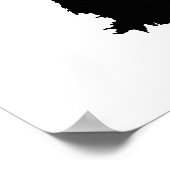 Poster Silhouette de Terrier Écossais (Coin)