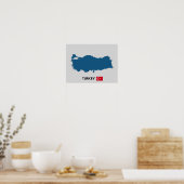 Poster Silhouette de Turquie (Cuisine)