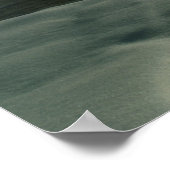 Poster Silhouette d'Elk au Castle Geyser (Coin)