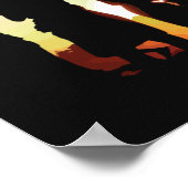 Poster Silhouette des gens (Coin)