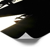 Poster Silhouette d'un Squad mitrailleur automatique d'ar (Coin)