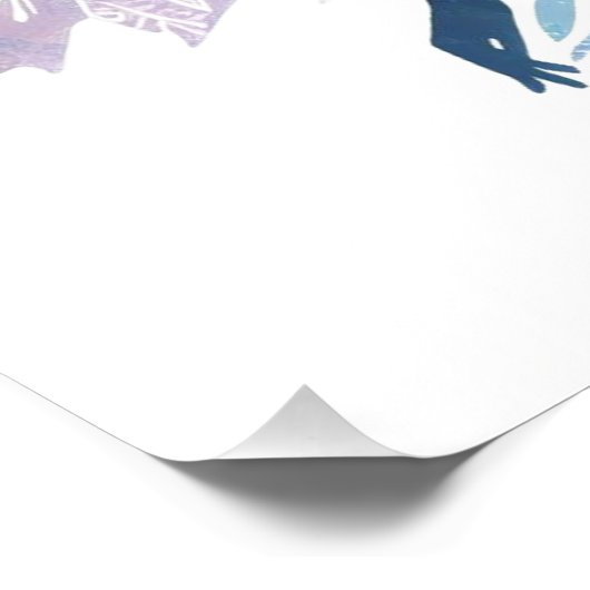 Poster Silhouette Fée Enchantante (Coin)