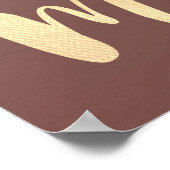 Poster Silhouette fille moderne, artiste maquillage (Coin)