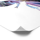 Poster Silhouette Hornet Abstraite (Coin)