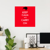 Poster Silhouette KIWI (Bureau à domicile)