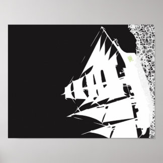 Poster Silhouette Les Mis Ship