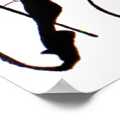 Poster Silhouette magicienne des années 1920 (Coin)