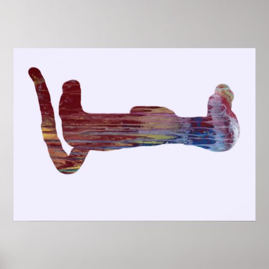 Poster Silhouette Meerkat (Devant)