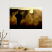 Poster Silhouette militaire (Cuisine)