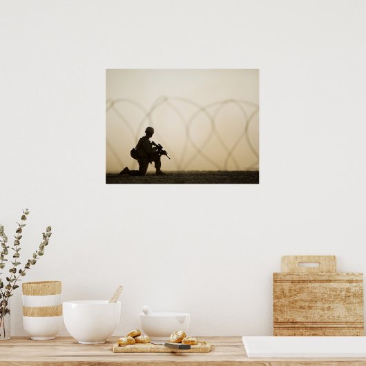 Poster Silhouette of Marine (Cuisine)