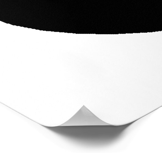 Poster Silhouette Paw Ours (Coin)