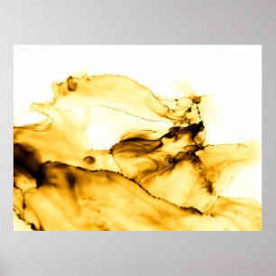 Poster Silhouette paysage de cocotier, soleil tropical