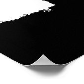 Poster Silhouette Statue de la Liberté (Coin)