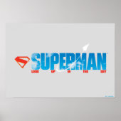 Poster Silhouette Superman Skybound (Devant)