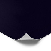 Poster Silhouette verte minimaliste Golfer (Coin)