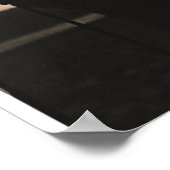 Poster Silhouette volleyball (Coin)