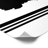 Poster Silhouette Westie (Coin)