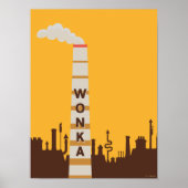 Poster Silhouette Wonka Factory (Devant)
