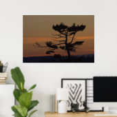 Poster Silhouettes At Dusk fine art print (Bureau à domicile)