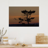 Poster Silhouettes At Dusk fine art print (Cuisine)