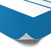 Poster Silhouettes blanches (Coin)