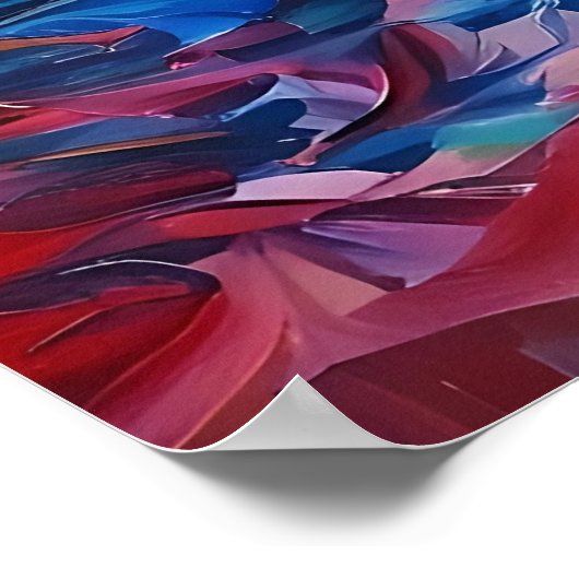 Poster Silhouettes colorées dansant (Coin)