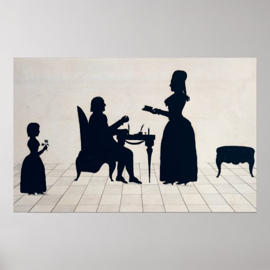 Poster Silhouettes de Monsieur et Madame Roland (Devant)