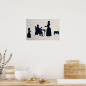 Poster Silhouettes de Monsieur et Madame Roland (Cuisine)