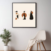 Poster Silhouettes Sacrées