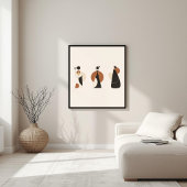 Poster Silhouettes Sacrées