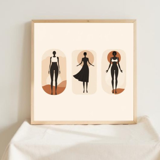 Poster Silhouettes Sacrées