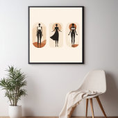 Poster Silhouettes Sacrées
