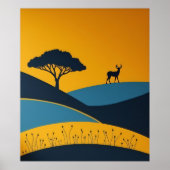Poster Silhouettes Sereines (Devant)