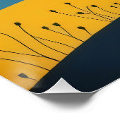 Poster Silhouettes sereines (Coin)