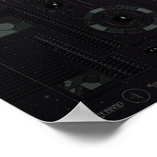 Poster Silica quantique optimale (Coin)