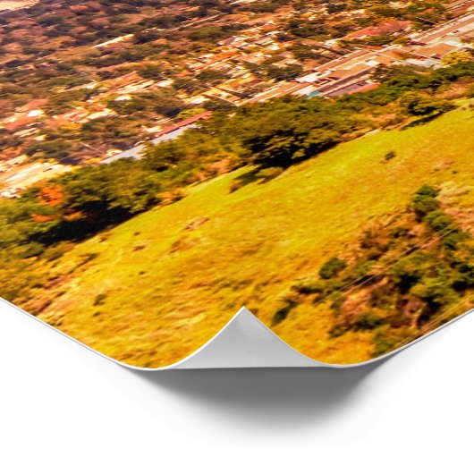 Poster Silicon Valley/Cupertino Vue panoramique Imprimer (Coin)