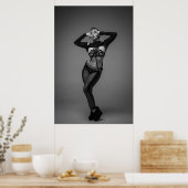 Poster Silicone et Fishnet (Cuisine)