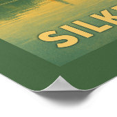 Poster Silkeborg Danemark Lac (Coin)