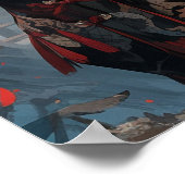 Poster Silken Serenity : Enchanteuse de l'Anime forestier (Coin)