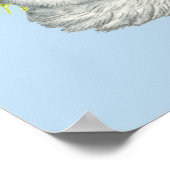 Poster Silkies du jardin de fleurs (Coin)