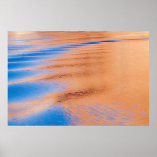 Poster Sillage de bateau Zone de loisirs national de Gl