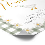 Poster Silly Goose Green Gingham Pacifier Hunt Game (Coin)