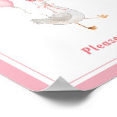 Poster Silly Goose Rose Girl Favoris Anniversaire (Coin)