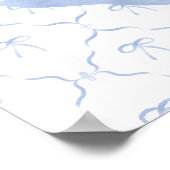 Poster Silly Goose Whimsical Bow Baby Boy Shower Welcome (Coin)