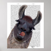 Poster Silly Llama (Devant)