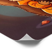 Poster Silly Squirrel | Cute Cartoon Kid's Nursery Art (Coin)