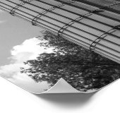 Poster Silo du Midwest noir et blanc (Coin)