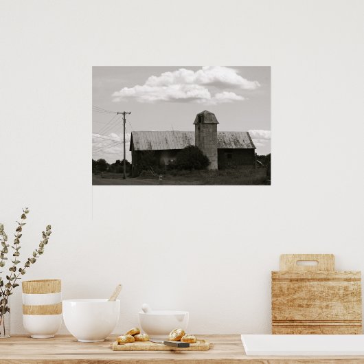 Poster Silo et Grange (Cuisine)